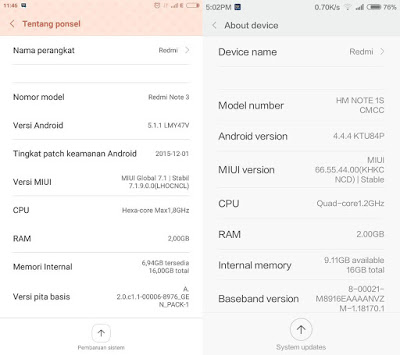 Keunggulan dan Kerugian Room Global dan Room China Pada Hp Android Xiaomi