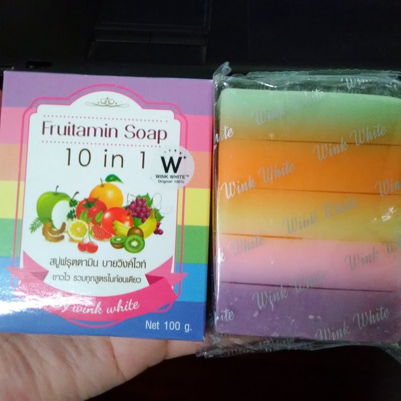 Rainbow Fruitamin Soap 100% Buah Asli 2