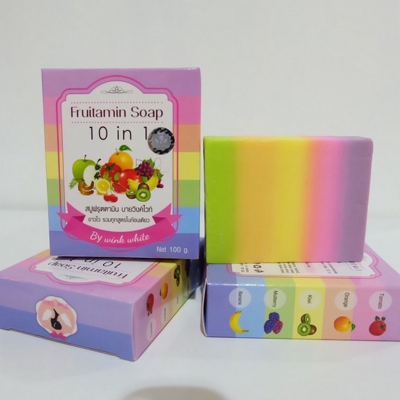 Rainbow Fruitamin Soap 100% Buah Asli 3
