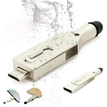 VIPtm Flashdisk Logam OTG 3 in 1 Android